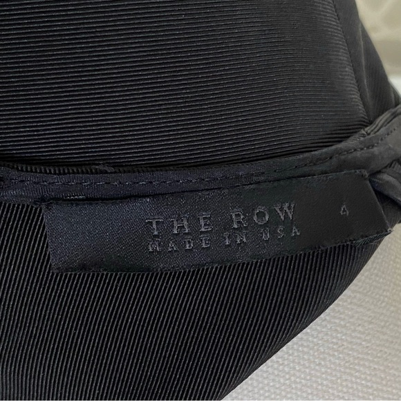 THE ROW BLACK SLEEVELESS CREWNECK LOOSE RELAXED FIT MIDI DRESS - Picture 13 of 15